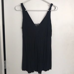 WHBM black tank top, size M